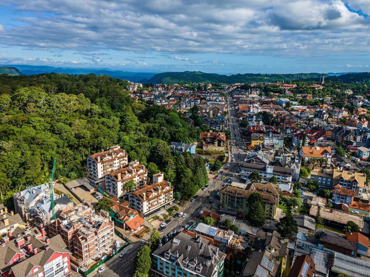 Flores Da Montanha 204C - Apto Borges De Medeiros Gramado 600 Metros Rua Coberta Apartment Ngoại thất bức ảnh
