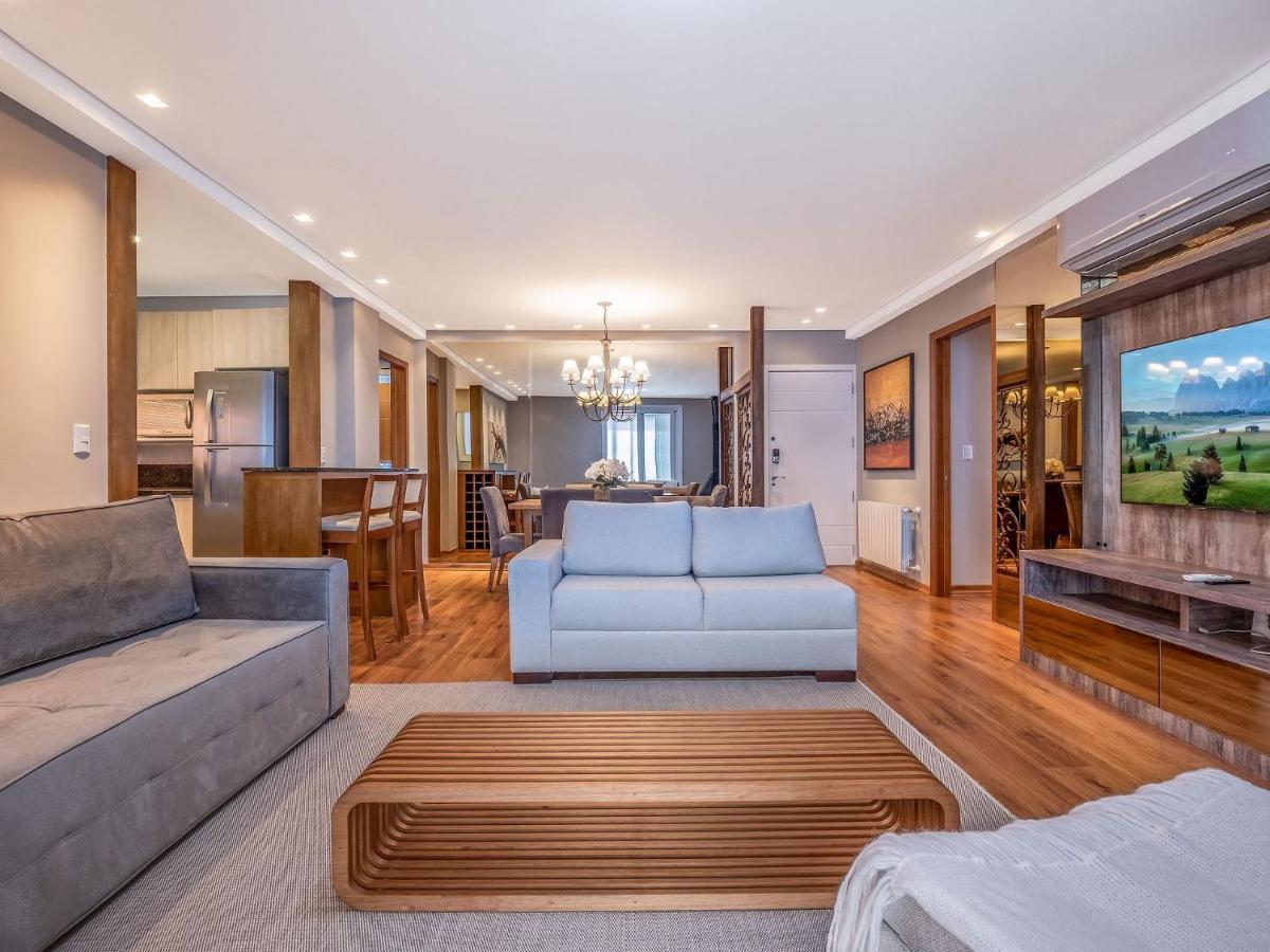 Flores Da Montanha 204C - Apto Borges De Medeiros Gramado 600 Metros Rua Coberta Apartment Ngoại thất bức ảnh